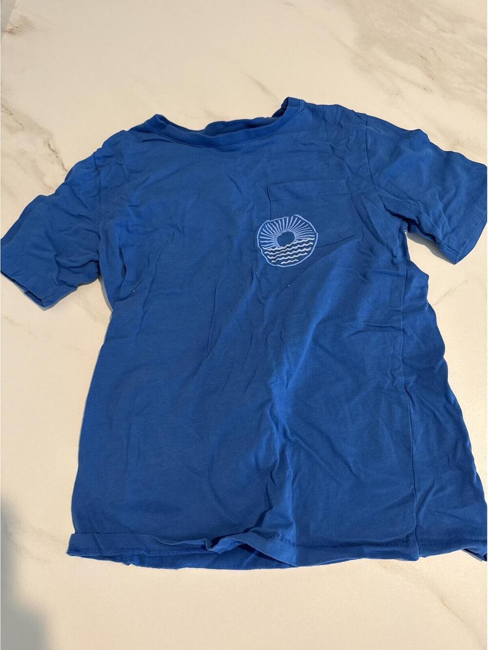 kidpik Boys Blue Graphic Pocket Tee Kid L